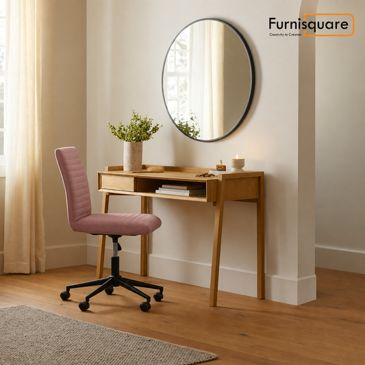Wooden Study Table with Drawers Study Room
