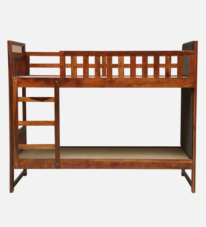 Solid Shessham Wooden Bunk Bed with Ladder