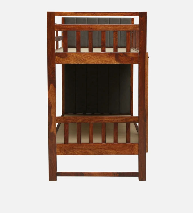 Solid Shessham Wooden Bunk Bed with Ladder