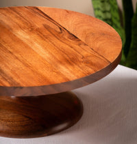Solid Sheesham Wood Cake Stand for Kitchen