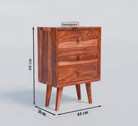 Sheesham Wood Bedside Table for Bedroom