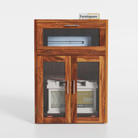 Wooden Storage Cabinet for Battery & Inverter Space