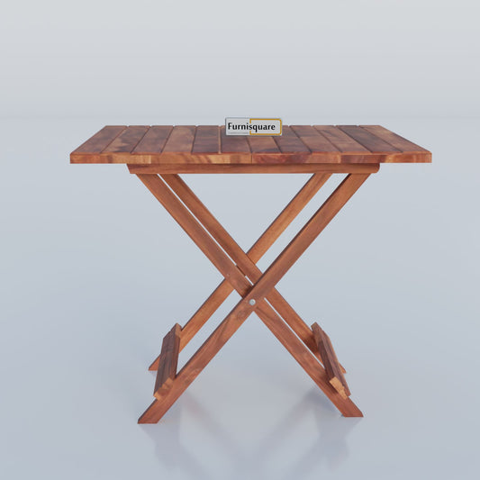 Wooden Patio Folding Table for Outdoor Space