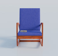 Solid Wood Rocking Arm Rest Chair for Living Room