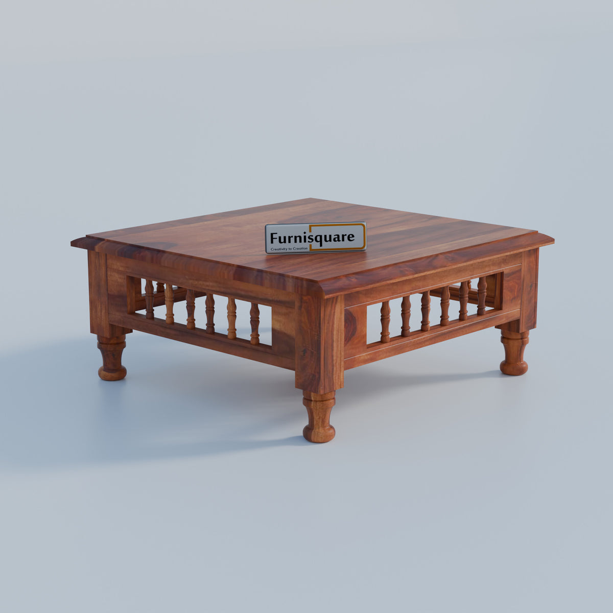 Style Choti Table Wooden Chowki for Puja & Seating | Solid Sheesham Wood | Best Price ...
