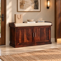 Wooden Shoe Rack for Living Storage