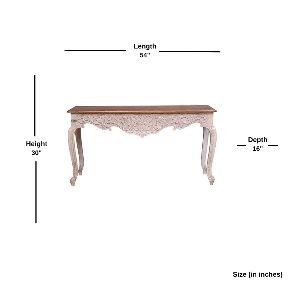 Solid Wood Console Table for Living Room