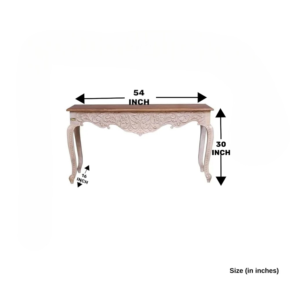 Solid Wood Console Table for Living Room