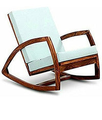 Solid Wood Rocking Arm Rest Chair for Living Room