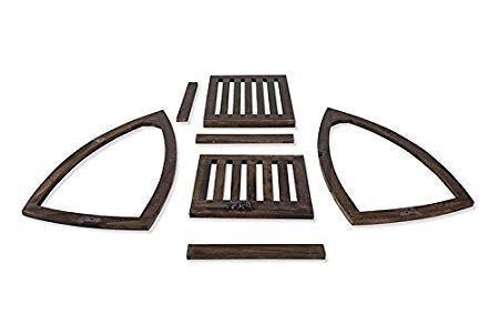 Solid Wood Rocking Arm Rest Chair for Living Room