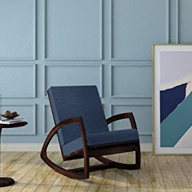 Solid Wood Rocking Arm Rest Chair for Living Room