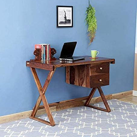 Sheesham Wood Study Table with Drawer Storage for Study Room