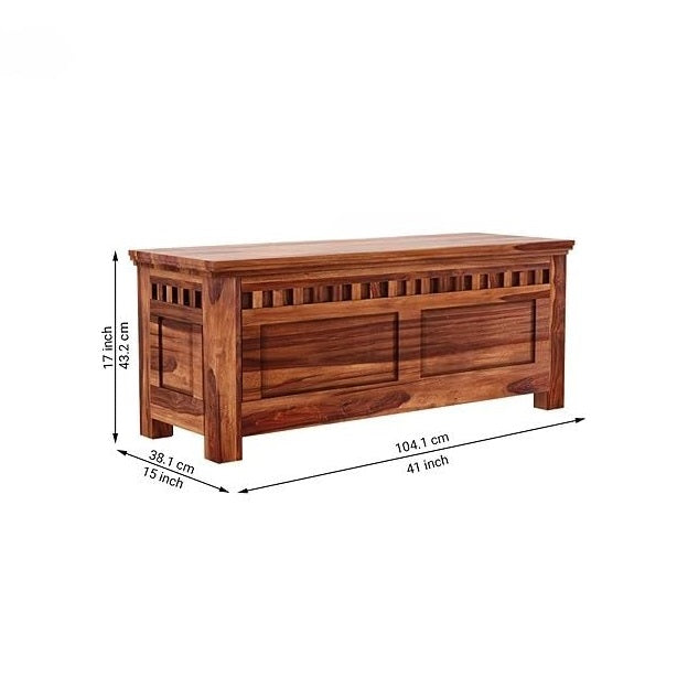 Solid Wood Trunk Box for Home