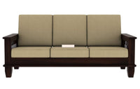 Wooden 3 Seater Sofa Set with Cushion for Living Room