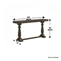 Wooden Rectangular Console Table for Living Room, Drawing Room & Office