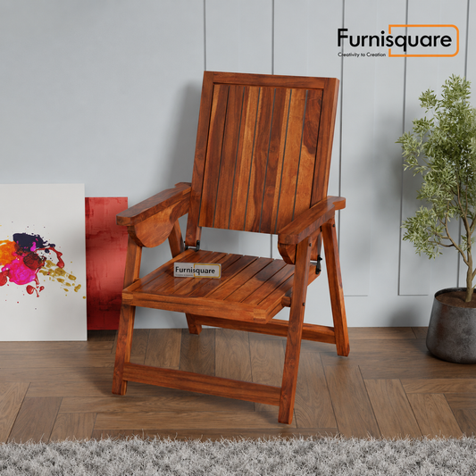 Solid Wooden Arm Chair for Comfortable Living Room Seating