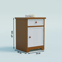 MDF Bed Side Table with Drawers for Bedroom