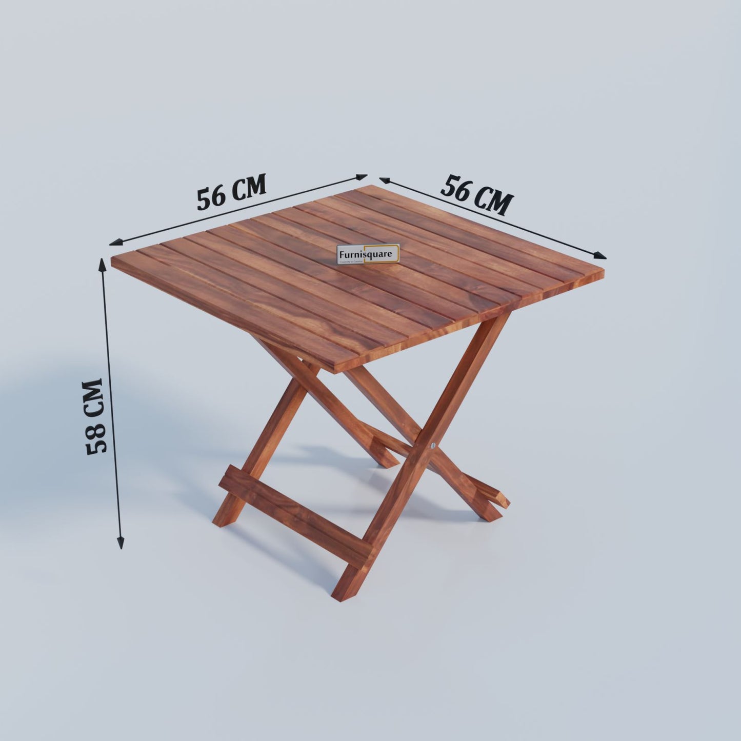 Wooden Patio Folding Table for Outdoor Space