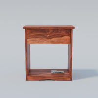 Wooden Bedside Table with Drawers for Bedroom