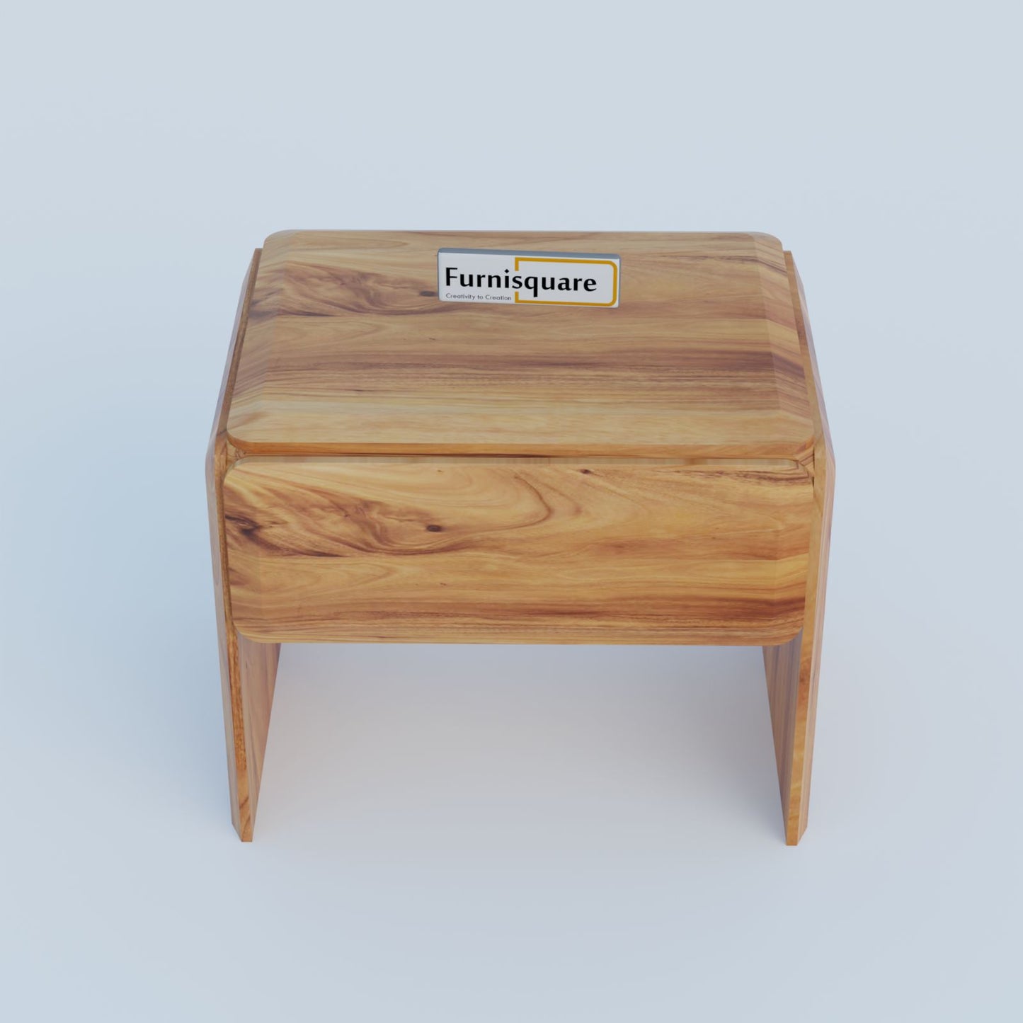 Solid Wood Bed Side Table with Drawers for Bedroom