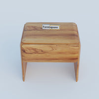 Solid Wood Bed Side Table with Drawers for Bedroom