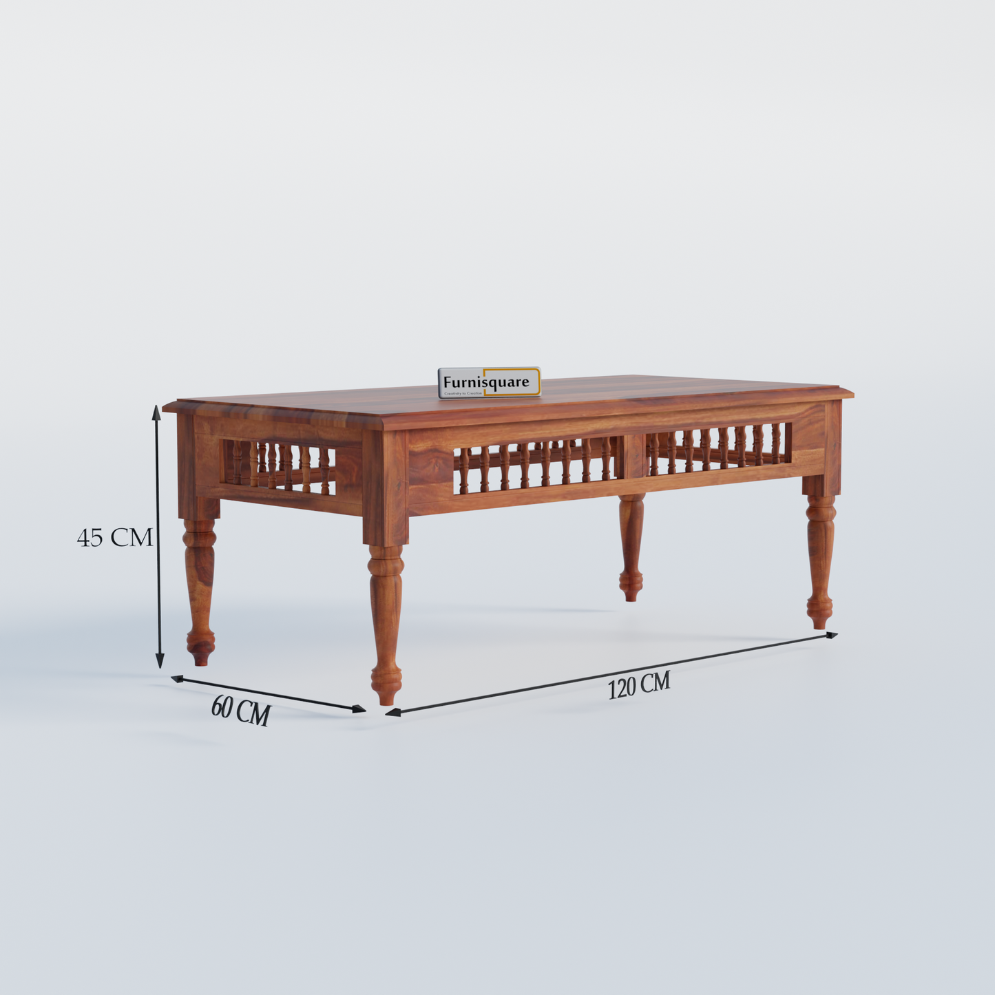 Wooden Handcrafted Coffee Table for Living Room