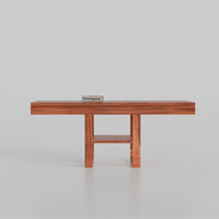 Wooden Coffee Table with Stool for Living Room