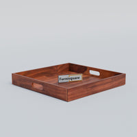 Solid Wood Serving Tray Set for Kitchen Accessories