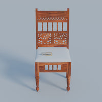 Solid Wood Dining Table 6 Seater with Cushioned Bench