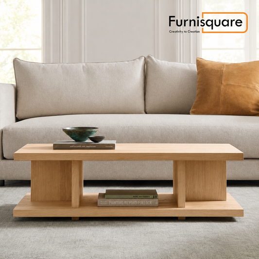 Solid Wood Center Table for Living Room