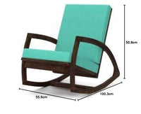 Solid Wood Rocking Arm Rest Chair for Living Room