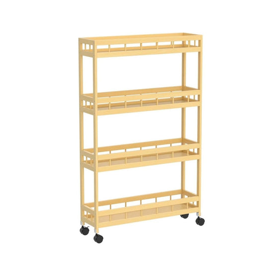 Solid Wood Rolling Bar Trolley