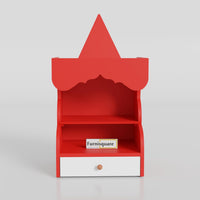 Wooden Pooja Mandir with Drawer Storage for Home