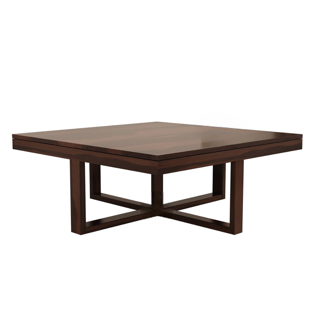 Solid Sheesham Wood  Coffee Table with 4 Stools for Living Room