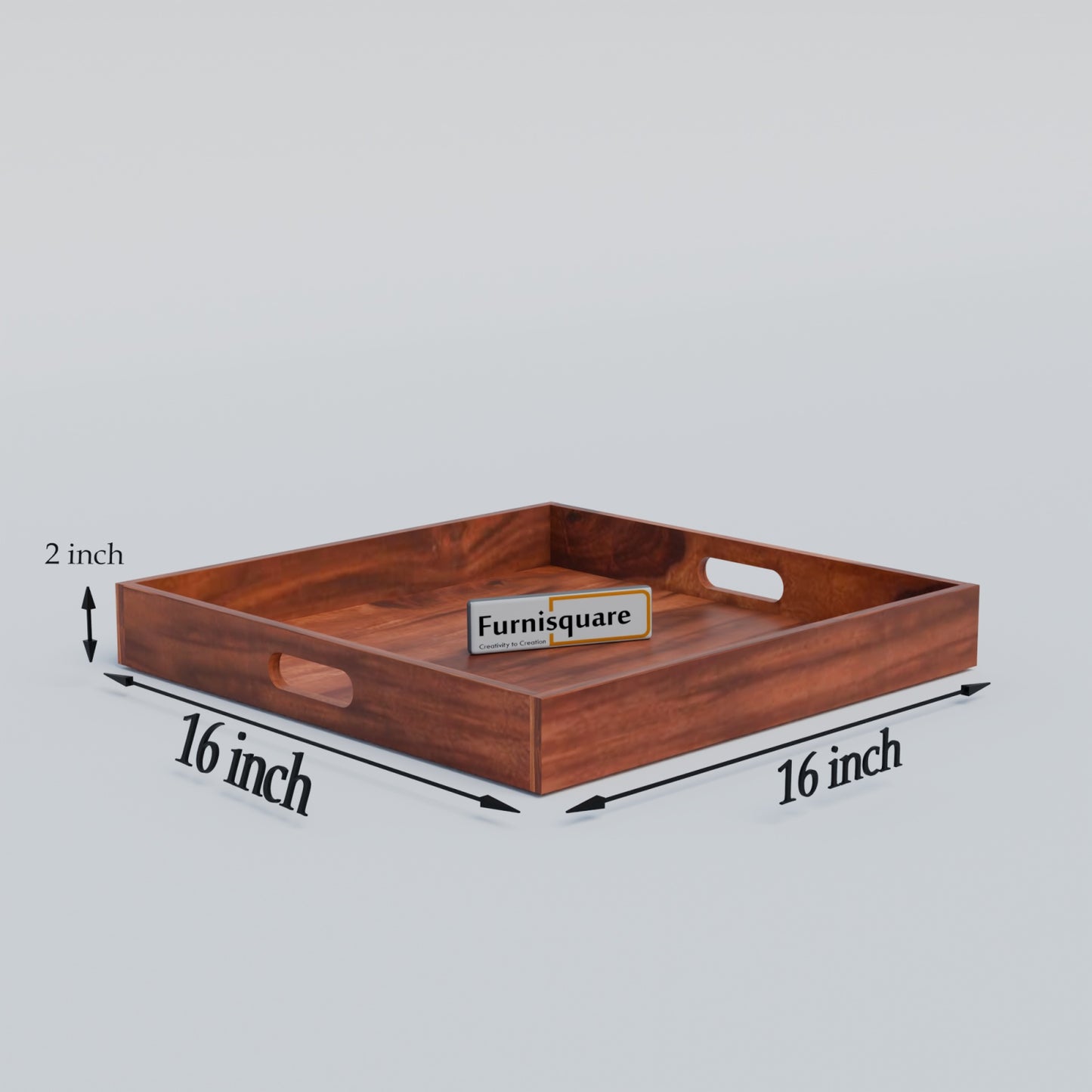 Solid Wood Serving Tray Set for Kitchen Accessories