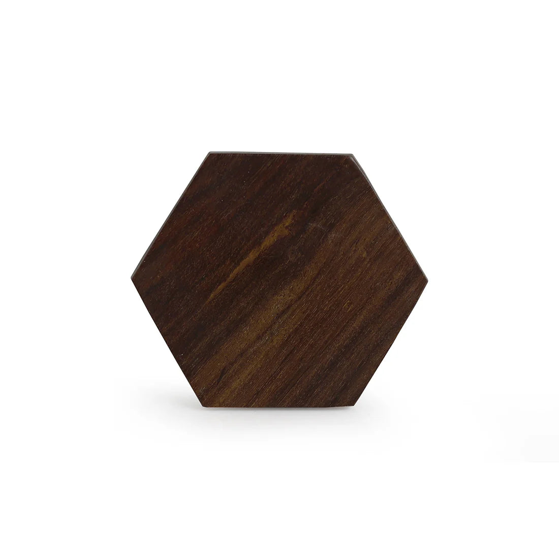 Solid Sheesham Wood Tea Coaster Set of 6