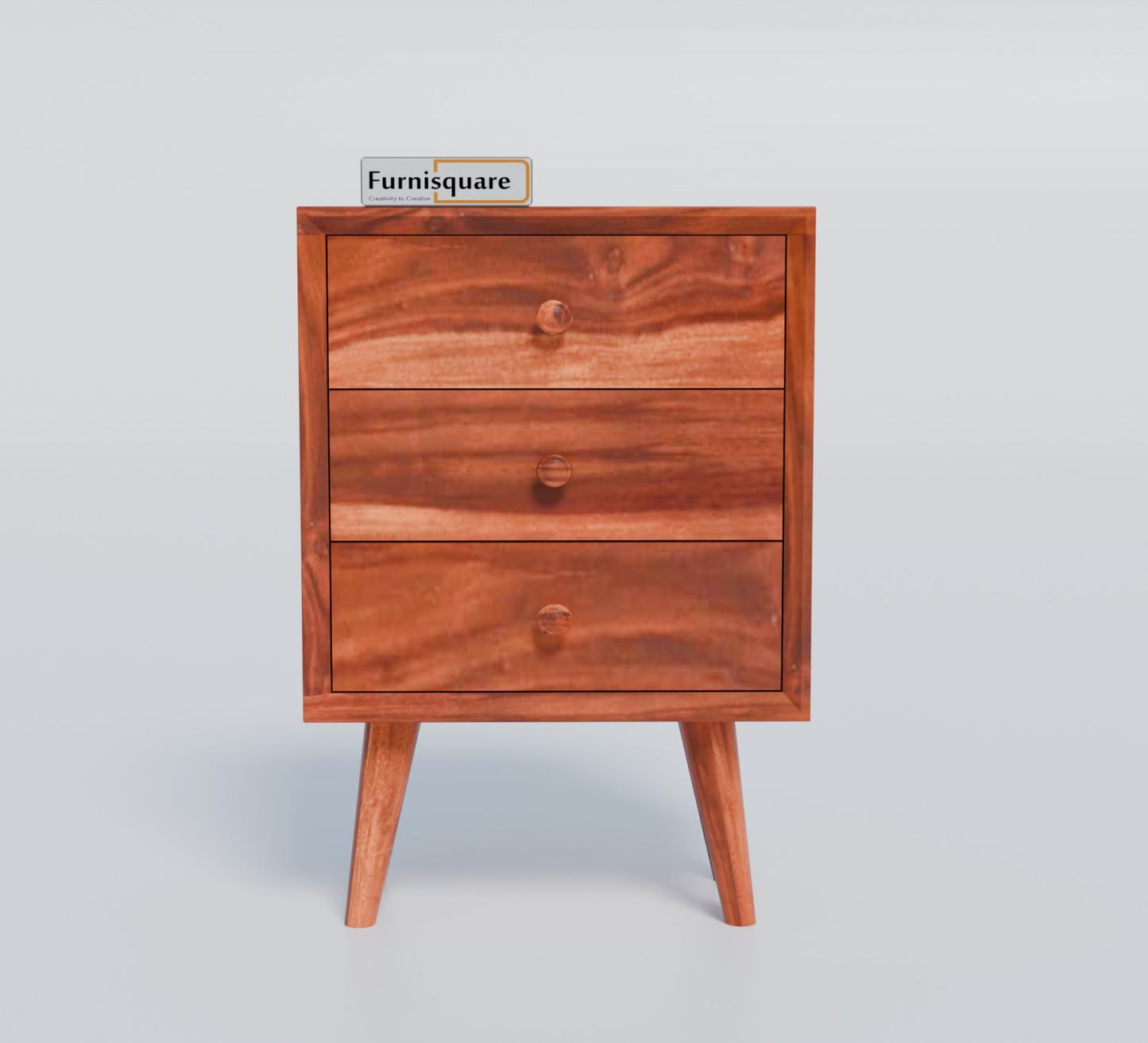Sheesham Wood Bedside Table for Bedroom