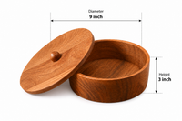 Solid Wood Roti Box for Kitchen Accessories
