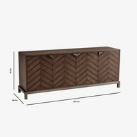 Wooden Sideboard Cabinet with Storage for Living Room