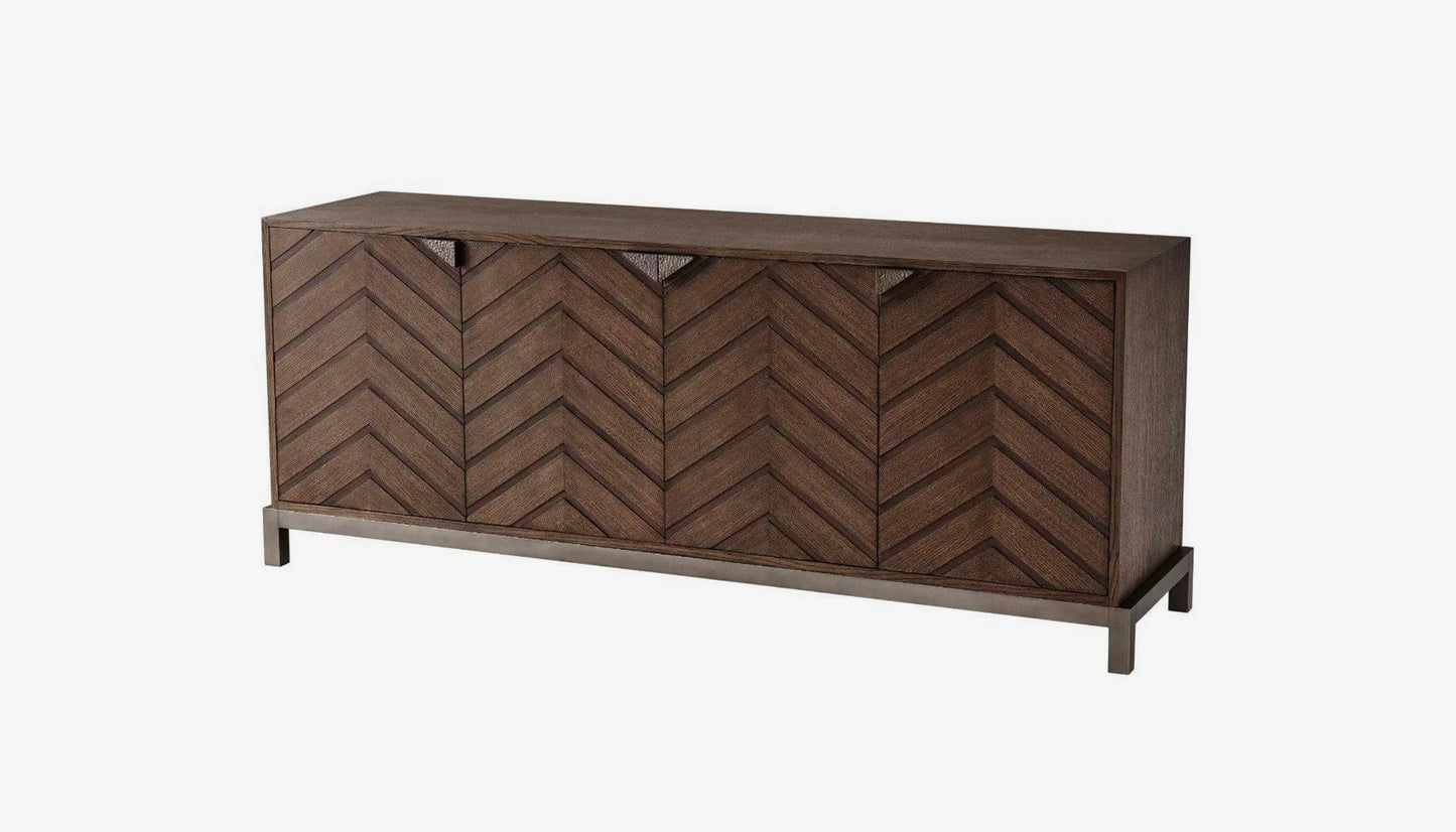 Wooden Sideboard Cabinet with Storage for Living Room