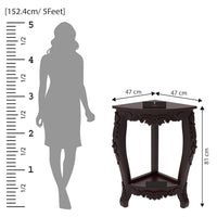 Wooden Traditional End Table for Living Room