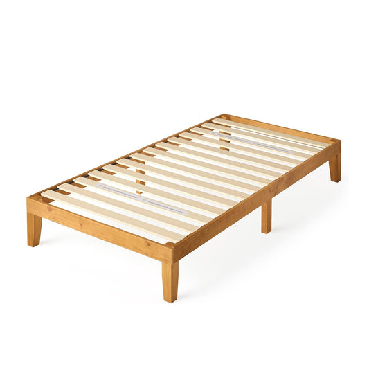 Solid Wood Diwan Bed with Low-Profile Frame