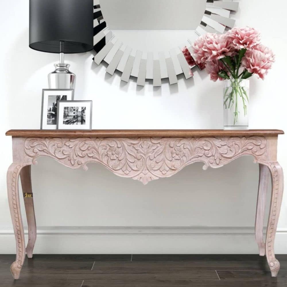 Solid Wood Console Table for Living Room