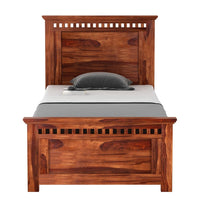 Wooden Single Size Bed without Storage