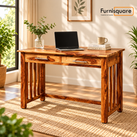 Wooden Study Table with Drawer Storage for Study Room