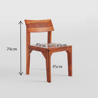 Solid Wood Dining Table 6 Seater with Chair for Dining Room