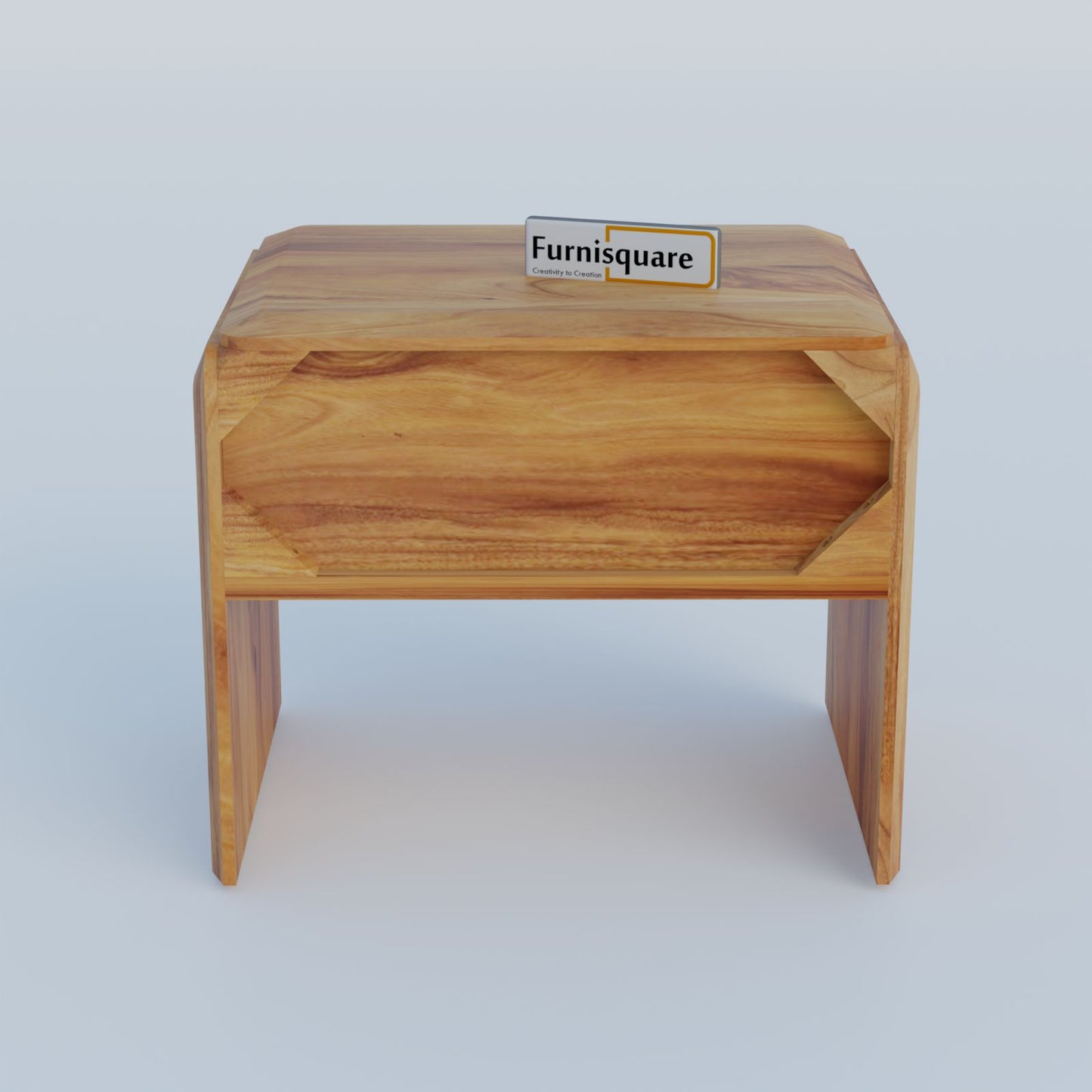 Solid Wood Bed Side Table with Drawers for Bedroom