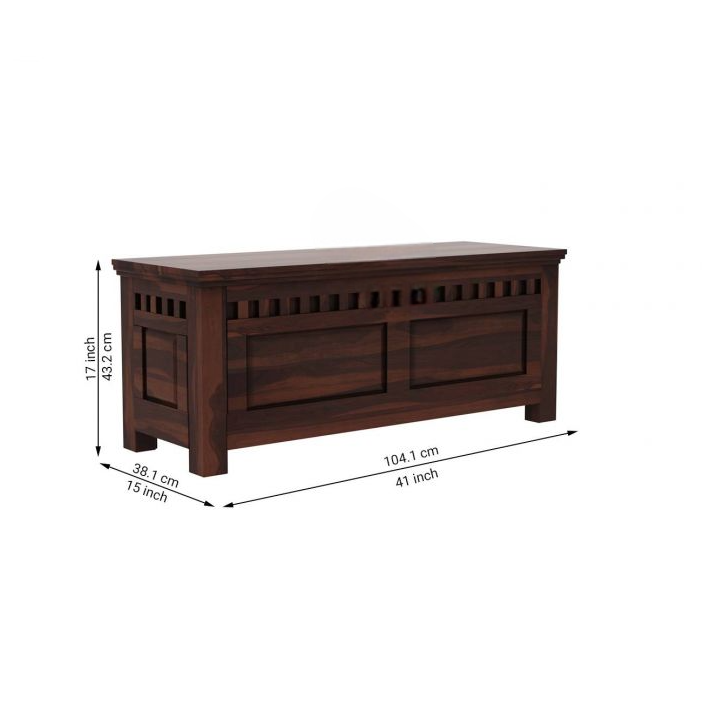 Solid Wood Trunk Box for Home