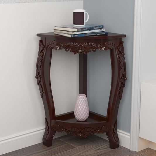 Wooden Traditional End Table for Living Room