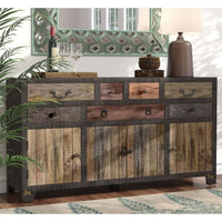 Solid Wood Sideboard Cabinet for Living Room